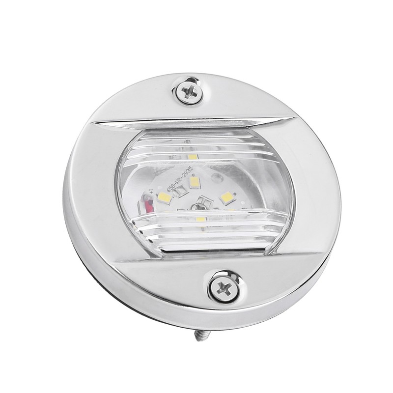 12V Marine Boat Transom White LED Stainless Steel Waterproof Anchor