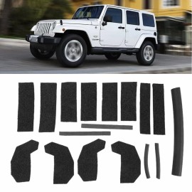 Liangren HARD TOP FOAM BLOCKER SEAL KIT FIX LEAKS 68026937AB FOR 2007-18 JEEP JK WRANGLER