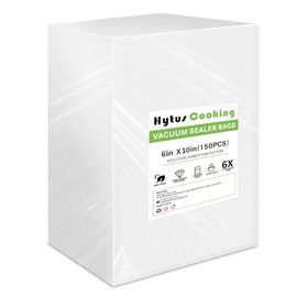 Pre-Cut Vacuum Sealer Bags (150 Pack Pint 6" x 10") Heavy Duty Embossed, Commercial Grade for Food Storage, Meal Prep and Sous Vide BPA-Free