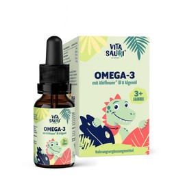 Kids Omega 3 for Children - Made from Marine Microalgae and Ahiflower Oil - Rich in DHA and ALA - Vegan (30 ml)