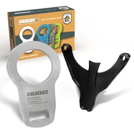 MaJoCompTec® ADBLUESAFE Fuel Cap Fuse, Tank Fuse for AdBlue Fuel Cap Lid, Accessories Box Truck, Camping, Motorhome (Stainless Steel Version, Bundle with Condensation Drain)