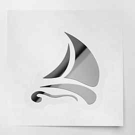 Decal Stickers Of Sailboat 14 (Metallic Silver) Premium Waterproof Vinyl Decal Stickers For Laptop Phone Accessory Helmet Car Window Mug Tuber Cup Door Wall Decoration ANDSKUS564635SI070722