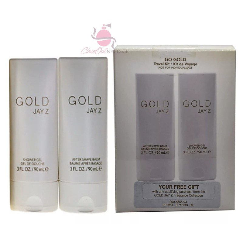Jay-Z Gold 2 Pc Gift Set for Men -3.0 oz