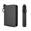 T-carbon Credit Card Holder with ZIpper 24 Card Slots