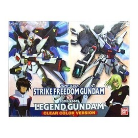BANDAI Hobby 1/100 Clear Strike Freedom Vs. Clear Legend Action Figure