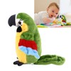 Electric Talking Parrot Plush Toy Soft Record Vocals Interactive Voice