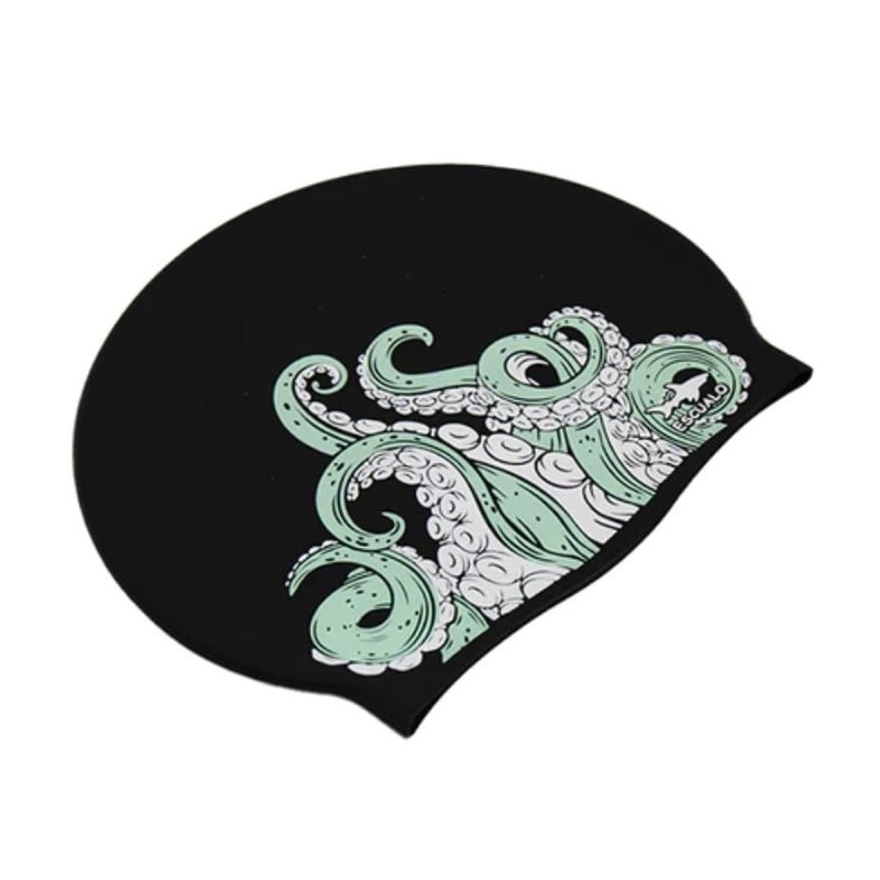 escualo Gorra para Natacion Unisex Adulto Modelo Kraken (Silicon) Impermeable,