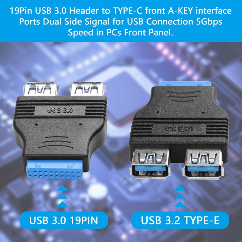 CERRXIAN 3 x USB 3.0 to 20 Pin USB 3.0