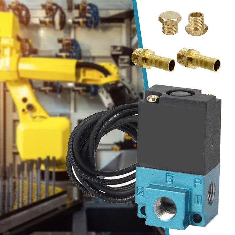 3-Port Mac Solenoid Valve, DC 12V Electronic Boost Control Solenoid
