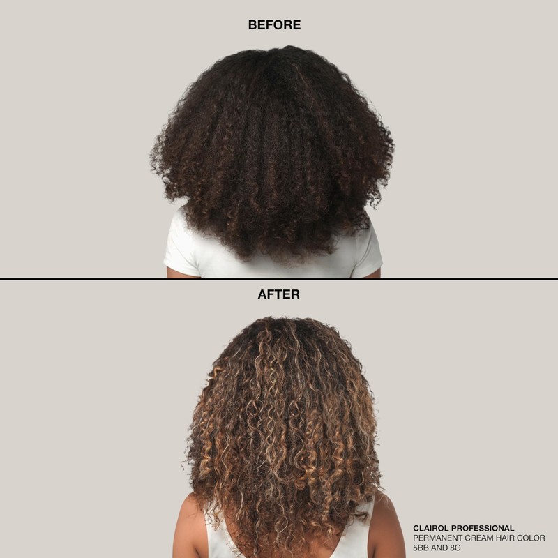 Clairol Professional Crème Permanente, 5RRV Lightest Intense Red Violet, 2