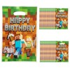 30PCS Birthday Party Bags, Game Theme Candy Goody Bags, Plastic