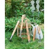 Hula Hoe Stirrup Hoe Mini for Weeding Action/Scuffle Loop Hoe