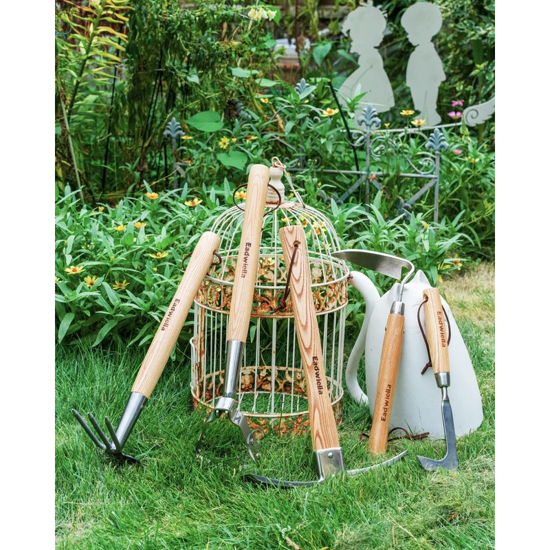 Hula Hoe Stirrup Hoe Mini for Weeding Action/Scuffle Loop Hoe