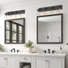 Danshinro Bathroom Vanity Light, Square Design 4 Lights Morden Bathroom