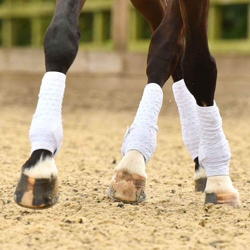 equilibrium Unisex's Stretch and Flex Narrow Training Wrap-White, Medium