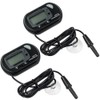 Zacro LCD Thermometer to Water Digital for Terrarium, Aquarium and