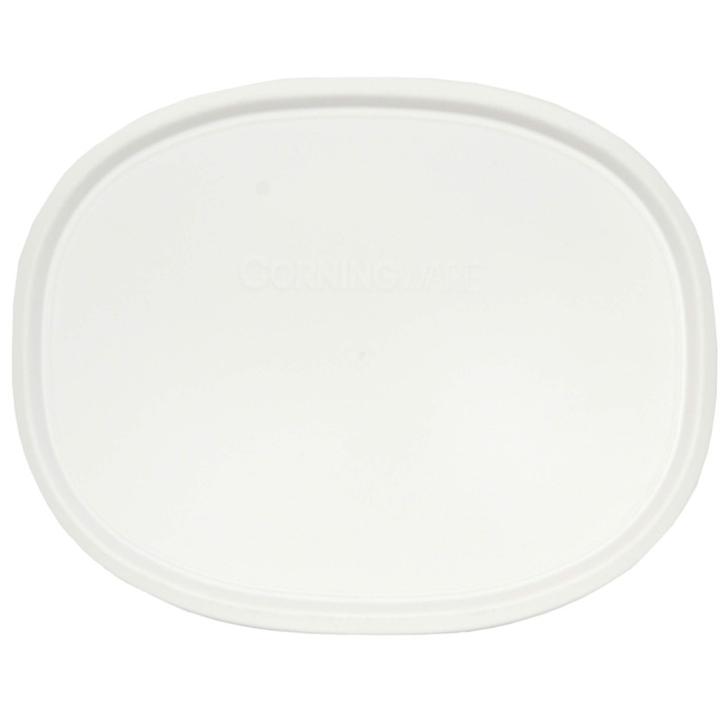 Corningware F-12-PC 1.5qt Oval French White Lid (2-Pack)