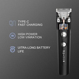 Predyee Manscape Trimmer for Men - Body Hair Trimmer for Pubic, Groin & Balls, Ceramic Blade No Nicks, Cordless Electric Razor with USB-C Charging, Rechargeable Groomer Gift for Him