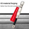 5-pack titanium alloy impact non-slip cross head super hard magnetic