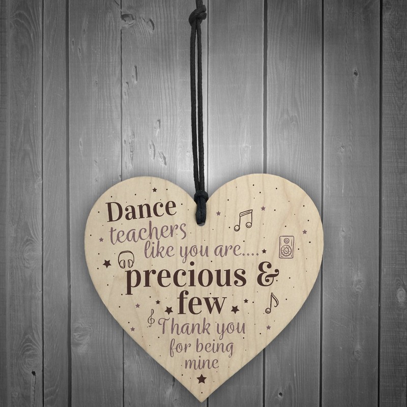 RED OCEAN Dance Teacher Thank You Keepsake Gift Ballet Teacher