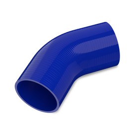 Endure - Acoplador de codo de 45 grados, manguera de silicona de 4 capas, 3.5 pulgadas, acopladores para vehículos de alto rendimiento, tubería de admisión, longitud (102 mm), grosor (5 mm), manguera