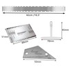 TUOREN 13pcs Guitar Setup Kit Including Guitar Neck Notched Straight