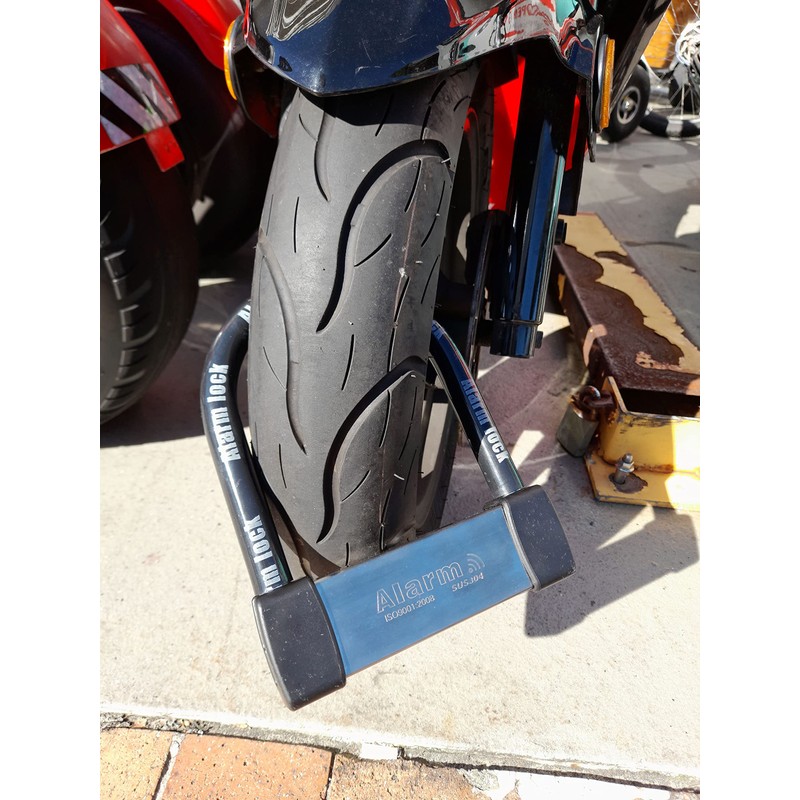 EnzZone Heavy Duty Anti Theft Alarm U Lock for E-Bikes,
