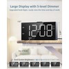 Roxicosly Digital Alarm Clocks for Heavy Sleepers,7.5" LED Display Loud