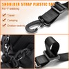 1" Plastic Clip Snap Hook Replacement Buckles Tri-Glide for Webbing