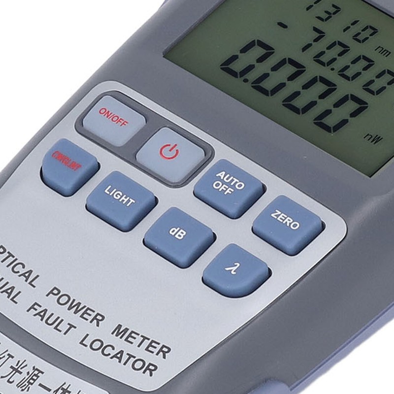 Optical Power Meter 650nm 7 Wavelength High Accuracy Fiber Optic
