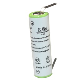 HQRP 2-Pack Batteries Compatible with Braun Flex XP II Model 5791, 5795, 5796 Razor/Shaver Plus Screwdriver