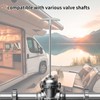 2 Pack RV Waste Valve Handle Replacement,T1046/TX9HPB RV Waste Valve