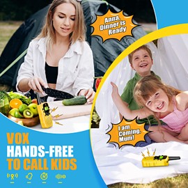 EUCOCO Gifts for Children 3-12 Years, Walkie Talkie Children from 3-10 Years Children's Games Toy from 3 4 5 6 7 8 Years for Boys Birthday Gift Boys Toy from 3-12 Yellow Christmas Gifts