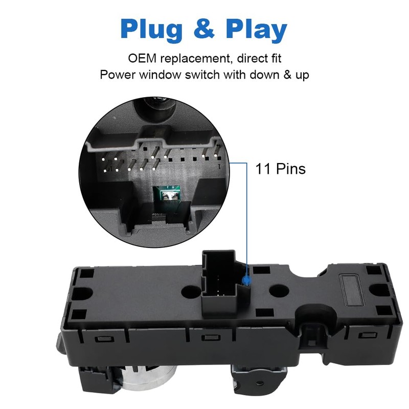 WMPHE Window Switch Compatible with Ford Mustang 2015 2016 2017