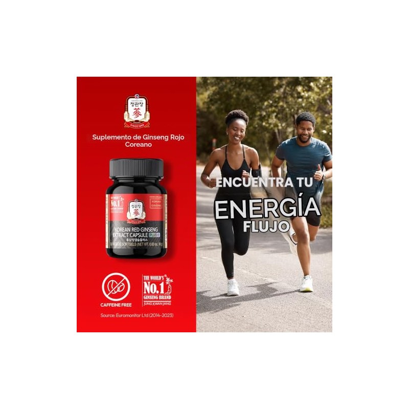 JUNG KWAN JANG US Cápsulas de extracto de ginseng rojo