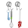 SANNO Vacumn Hooks Suction Cups for Flat Smooth Wall Surface