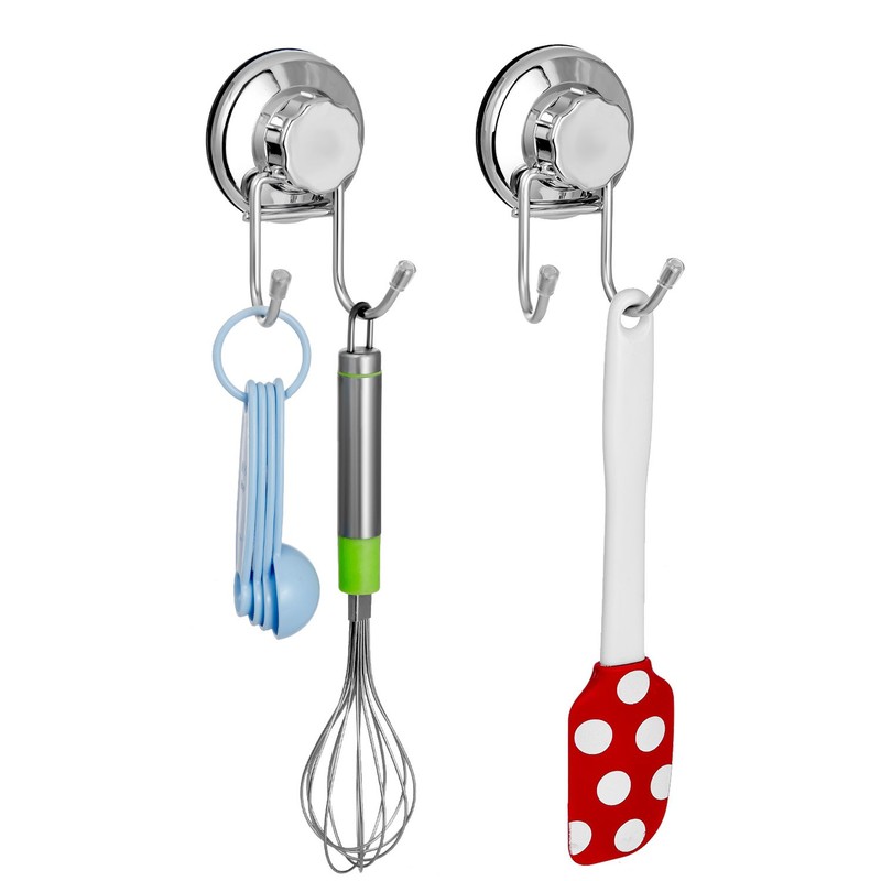 SANNO Vacumn Hooks Suction Cups for Flat Smooth Wall Surface