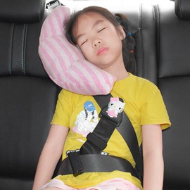 Kids Car Seat Belt Pillow Car Neck Pillow Car Headrest Cushion Seat Belt Cover Safety Belt Travel Pillow Head Neck Support Universal Fit Car Accessories for Children