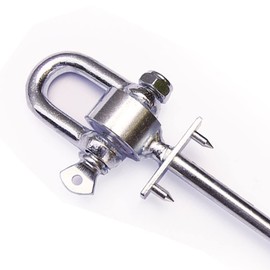 Gartenpirat Swing Hook with Shackle M12 x 140 mm for Beams up to 10 cm