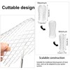 4PCS Gutter Downspout Guard, New Round Head Aluminum Down Pipe