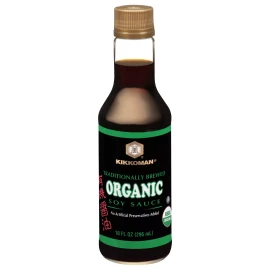 Kikkoman Sauce Soy Organic 10 oz (Pack of 6)