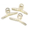 QinGoo Large Metallic Cross Hair Clip Claws Hair Clip Beautiful