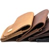 Nicks Boots Premium Leather Snap Wallet, Handcrafted in USA, Durable,