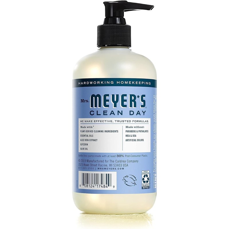 Mrs. Meyers Clean Day Liquid Hand Soap Hard 12.5 Oz