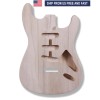 yinfente Diy Electric guitar body SSS pickups Paulownia Unfinished Replacement