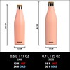 SIGG Meridian Water Bottle (0.5 L/0.7 L), Leak-Proof Stainless Steel
