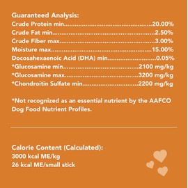 Get Naked Get Naked Grain Free 1 Pouch 6.2 Oz Joint Health Dental Chew Sticks, Small