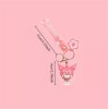 sanrio sakura keychain cherry blossom - Kuromi