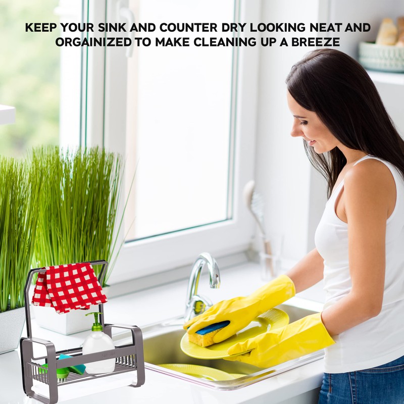 Kitchen Caddy Organizer- Sink Caddy- Kitchen Sink Organiser- Kitchen Sink