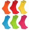 Rainbow Socks – Women's Men's Classic Colourful Cotton Socks -